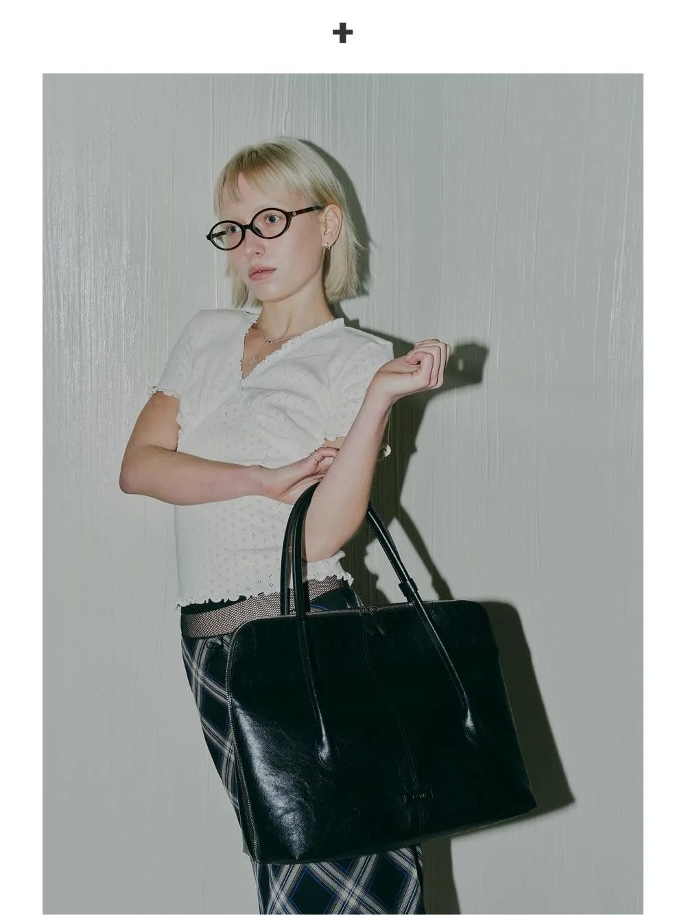 Retro Leather Tote Bag