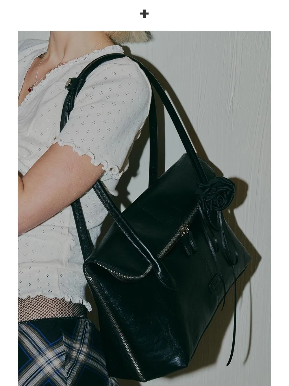 Retro Leather Tote Bag