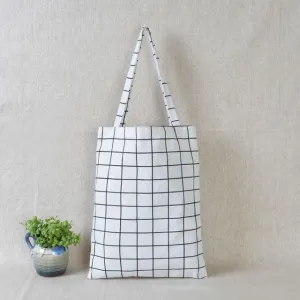 Reusable Cotton Linen Shoulder Bag