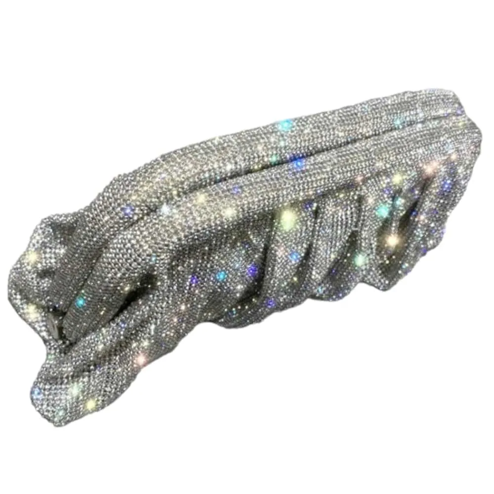 Rhinestone Chain Clutch Bag