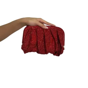 Rhinestone Chain Clutch Bag