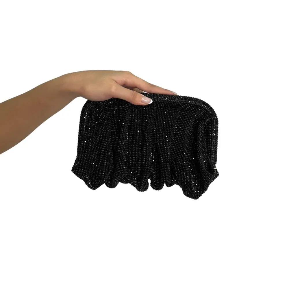 Rhinestone Chain Clutch Bag
