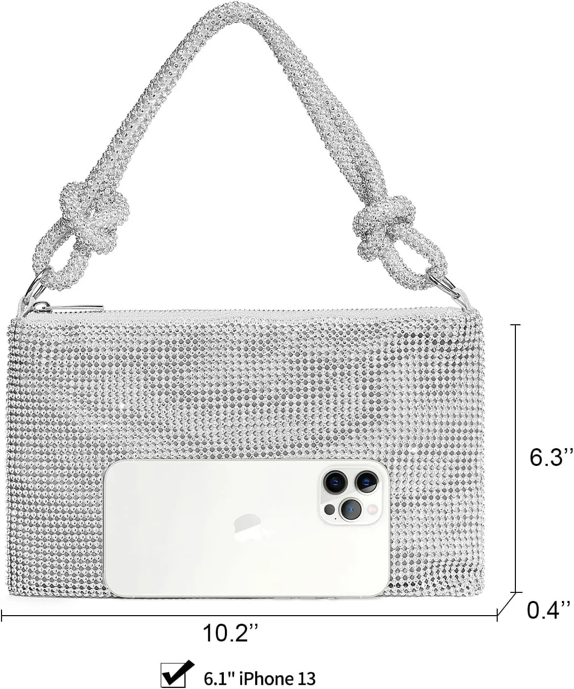 Rhinestone Purse for Women Evening Bag