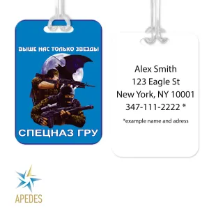 Russian Special Forces GRU Rectangle Luggage Tag