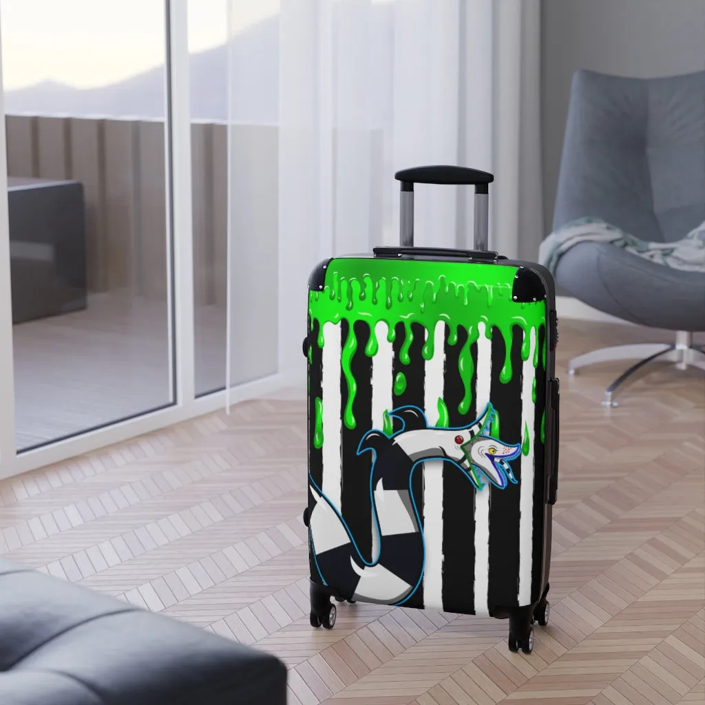 Sandworm Slime Cabin Suitcases / Beetlejuice