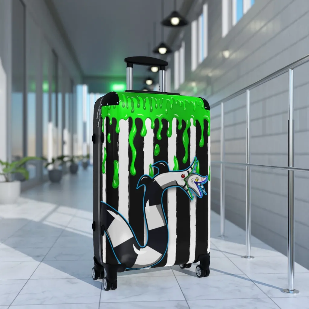 Sandworm Slime Cabin Suitcases / Beetlejuice