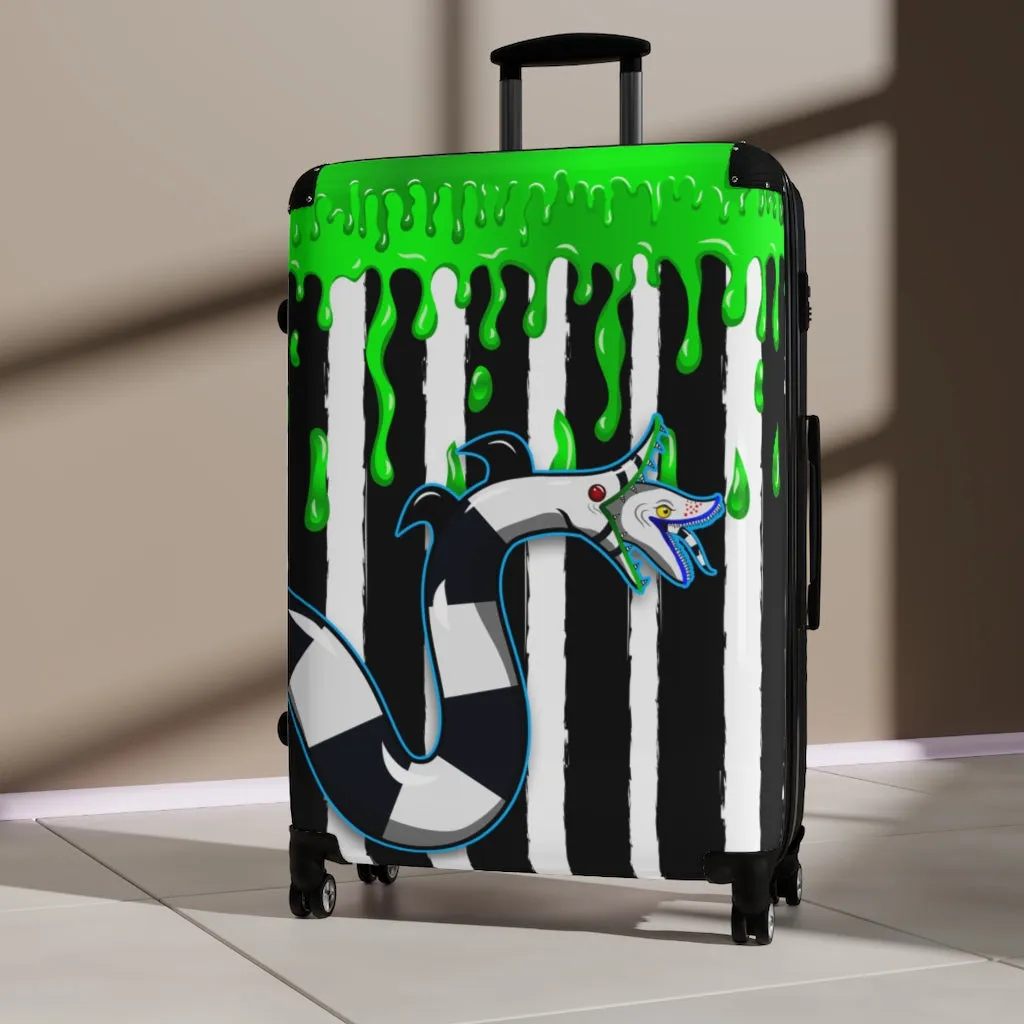 Sandworm Slime Cabin Suitcases / Beetlejuice