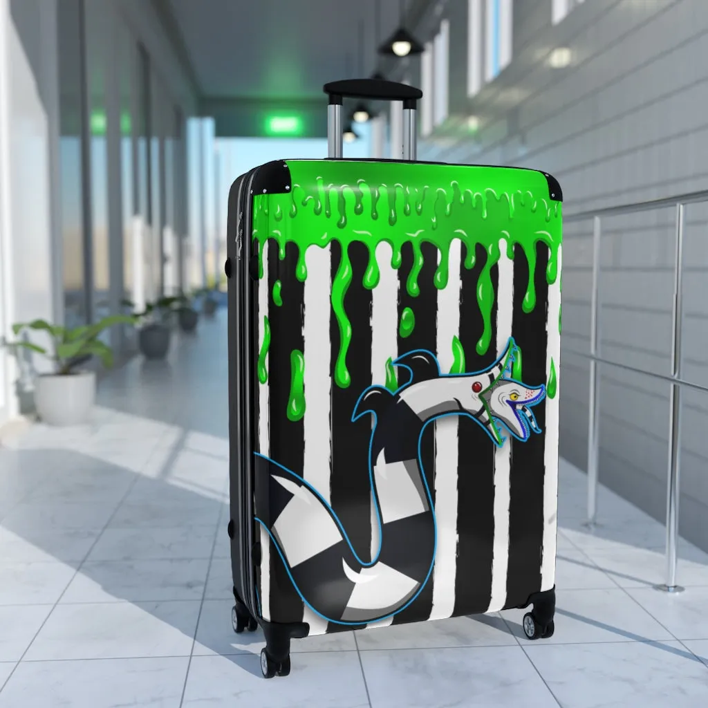 Sandworm Slime Cabin Suitcases / Beetlejuice