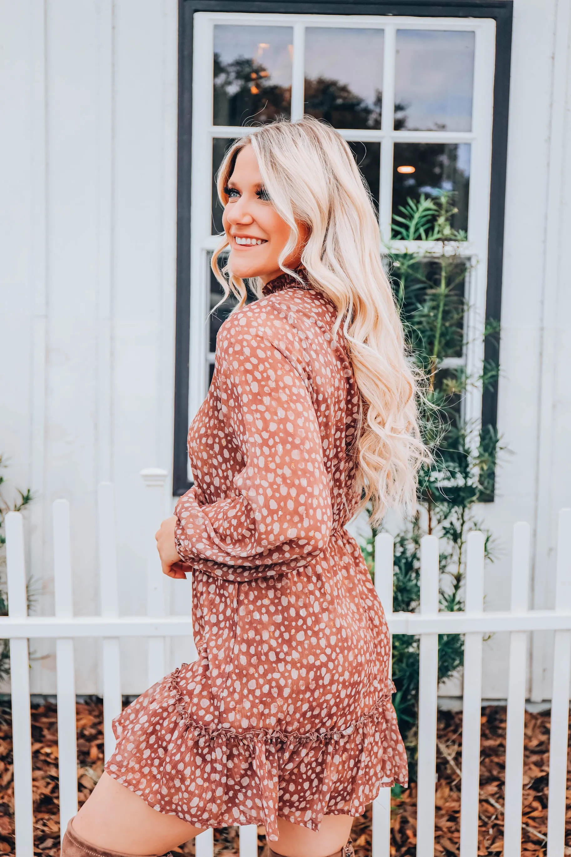 Savannah Sparkly Tinsel Dress