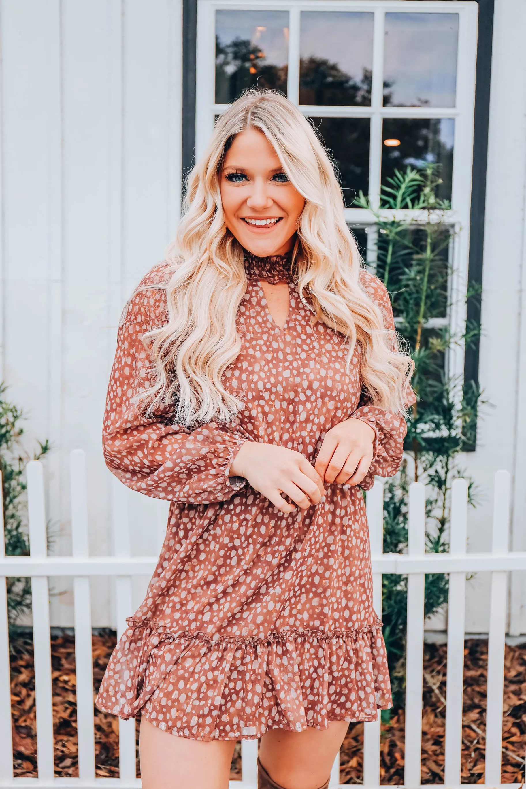Savannah Sparkly Tinsel Dress