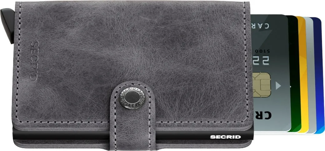 Secrid Mini Wallet Vintage Grey & Black