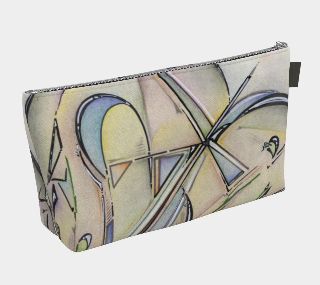 Shattered Heart Makeup Bag