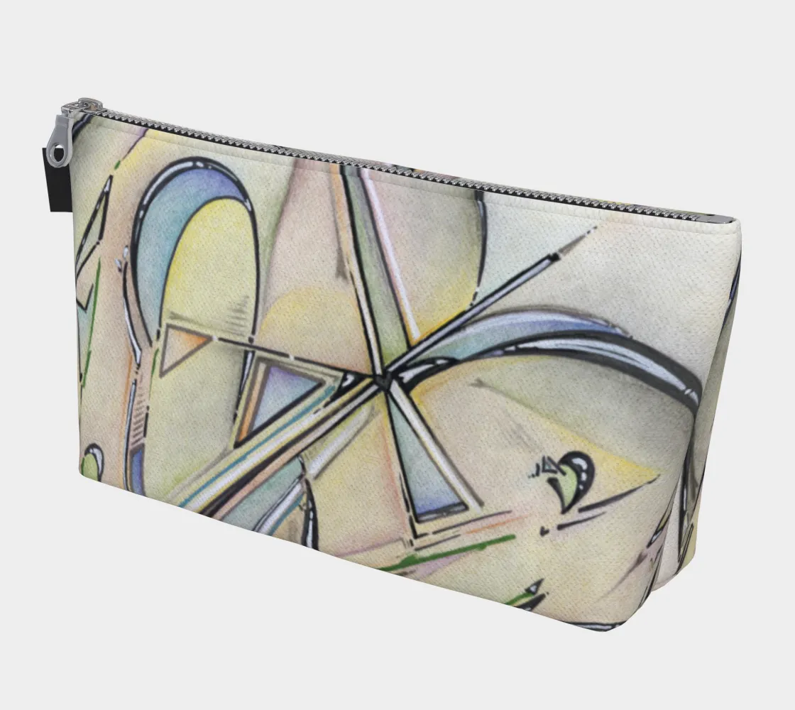 Shattered Heart Makeup Bag