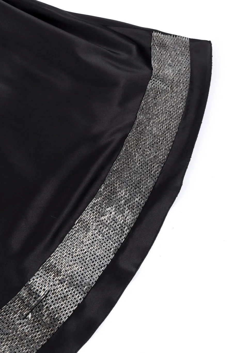 Silk Beaded Halter Dress