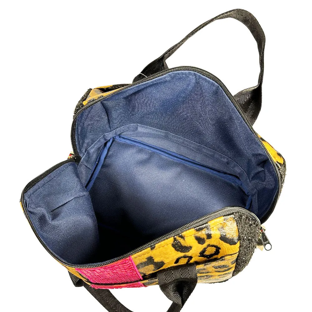 Sloane Leopard Sparkle Doctor Bag