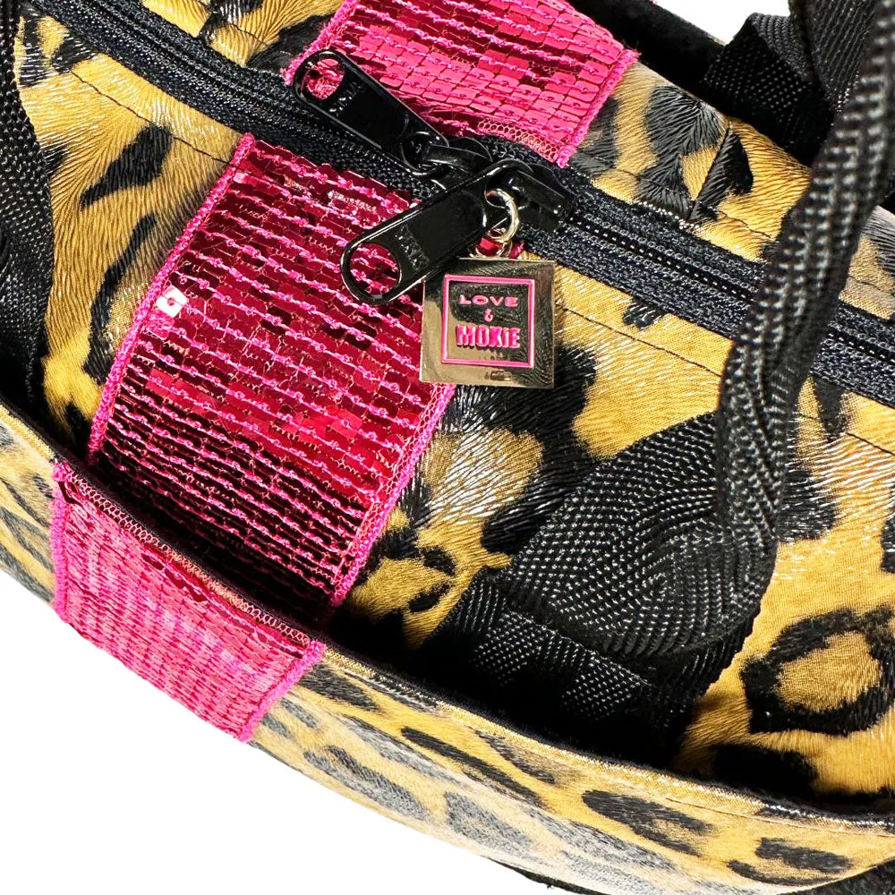 Sloane Leopard Sparkle Doctor Bag