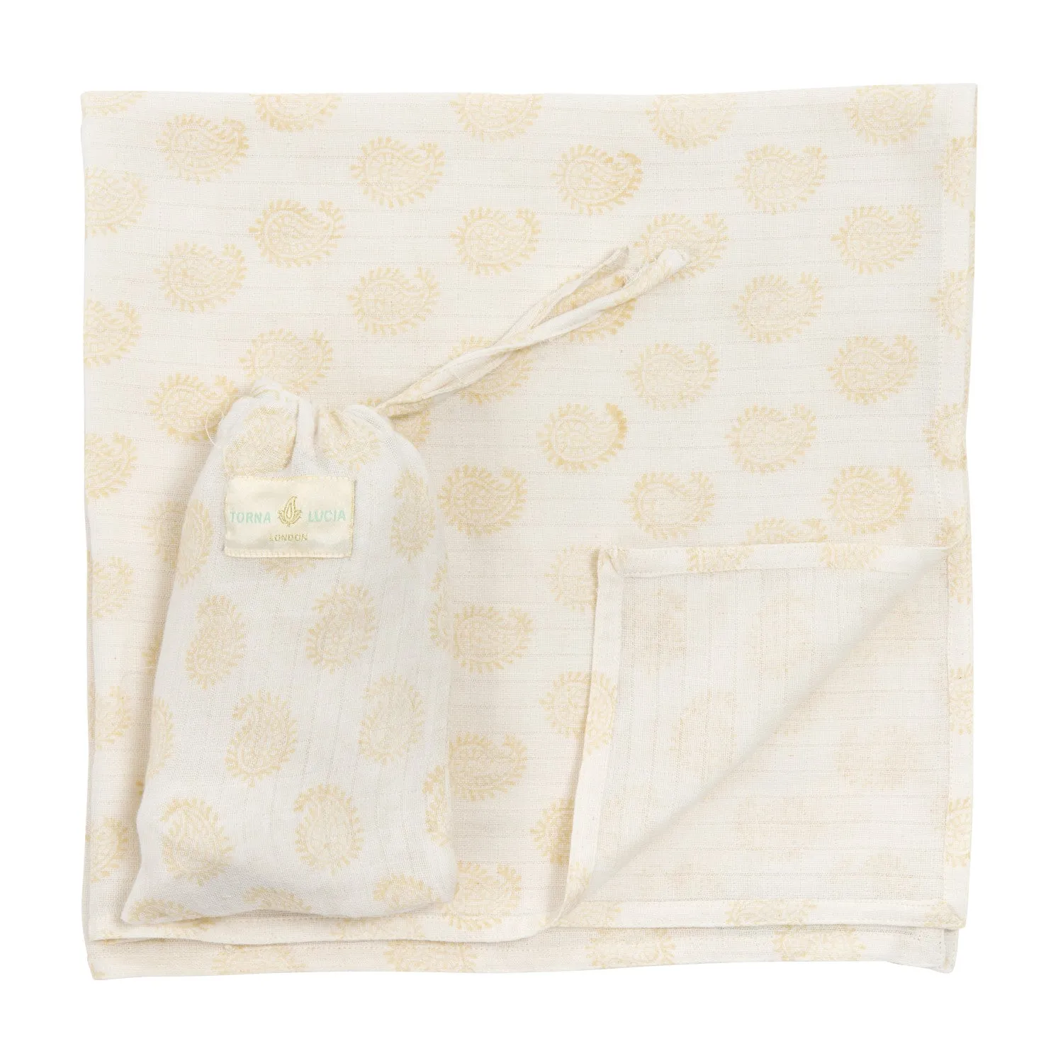 Small Paisley Muslin & Bag