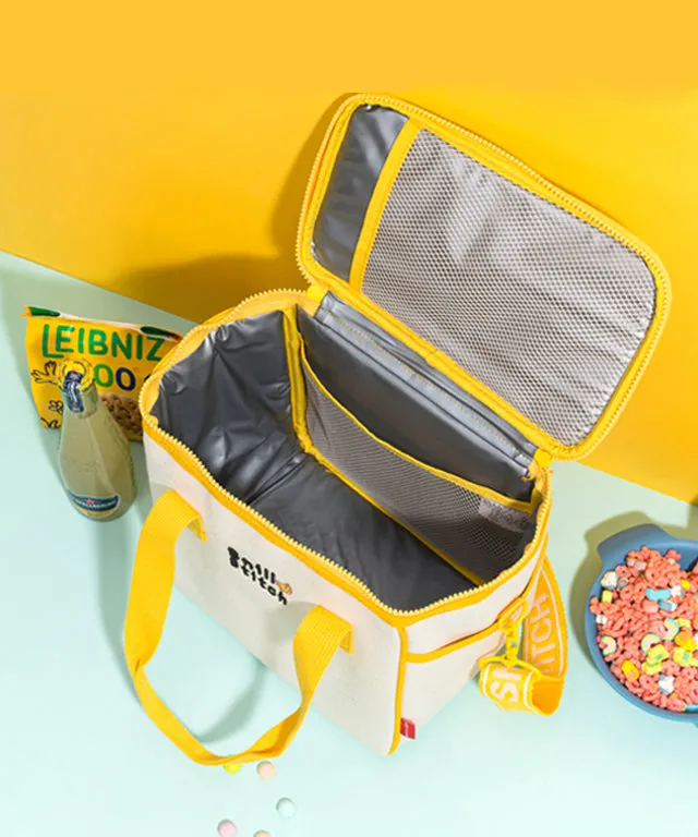 SNILLO STITCH Canvas Picnic Cooler Bag Banana - Yellow