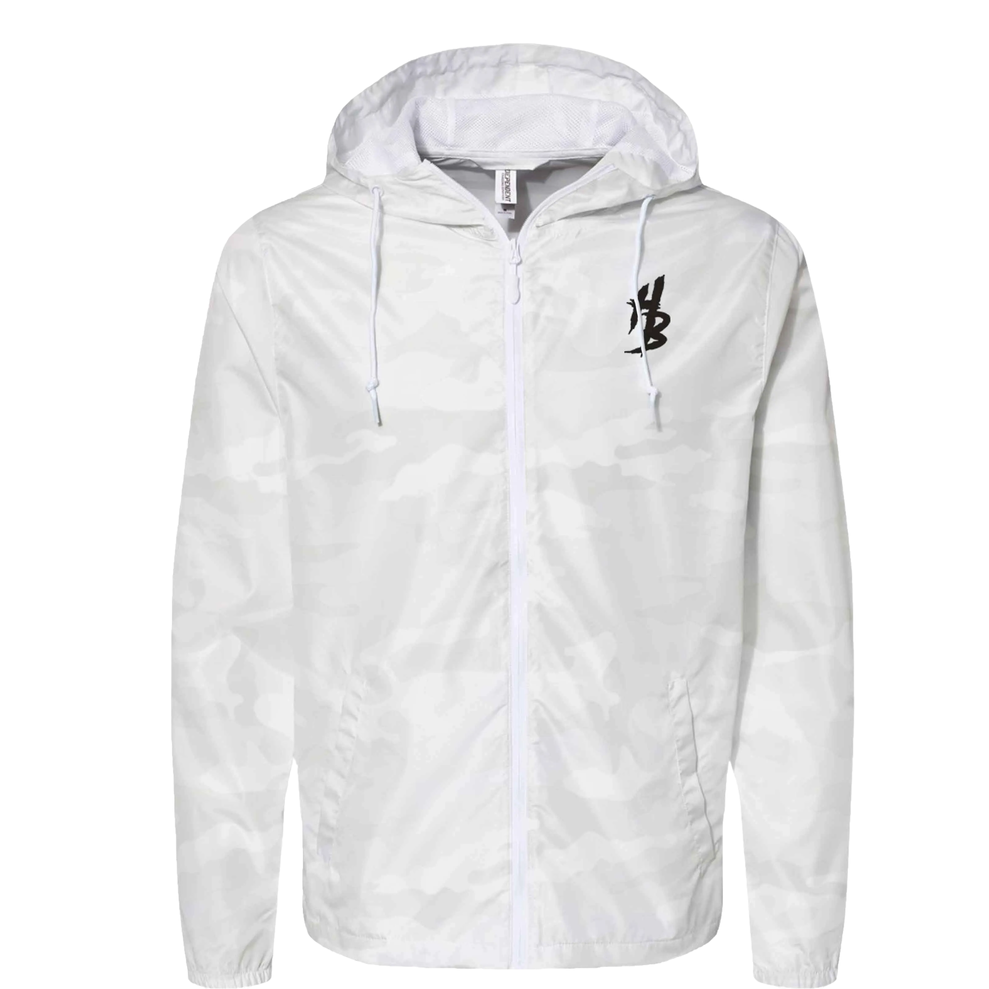 Snow Camo Lightweight Windbreaker