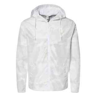 Snow Camo Lightweight Windbreaker