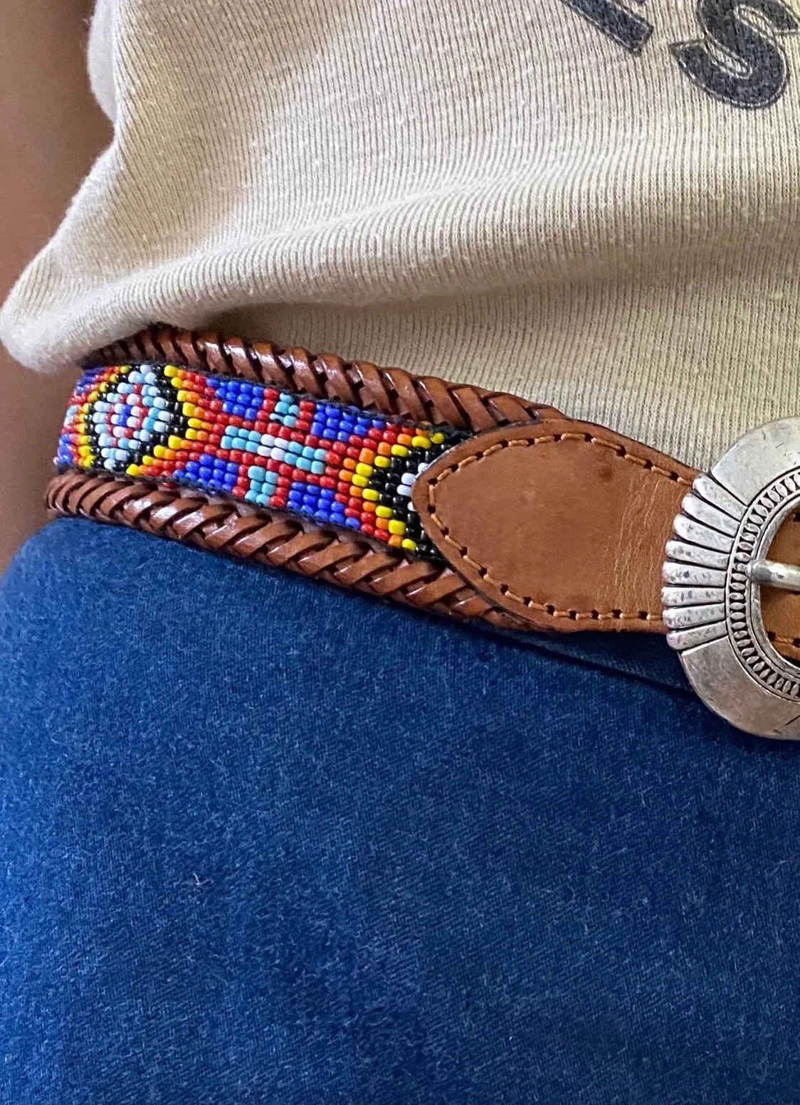 Southwestern Beaded Belt