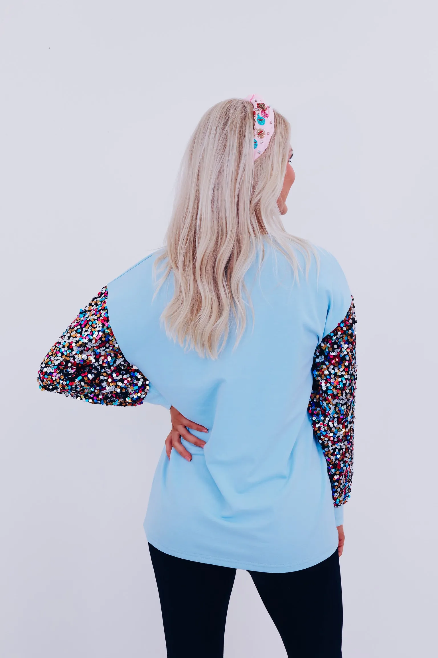 Sparkly Nutcracker Graphic Top - Blue