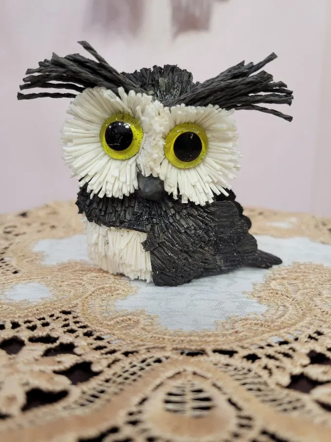 Sparkly Small Owl Figurine