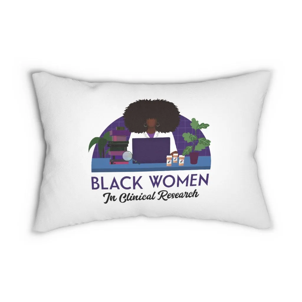 Spun Polyester Lumbar Pillow