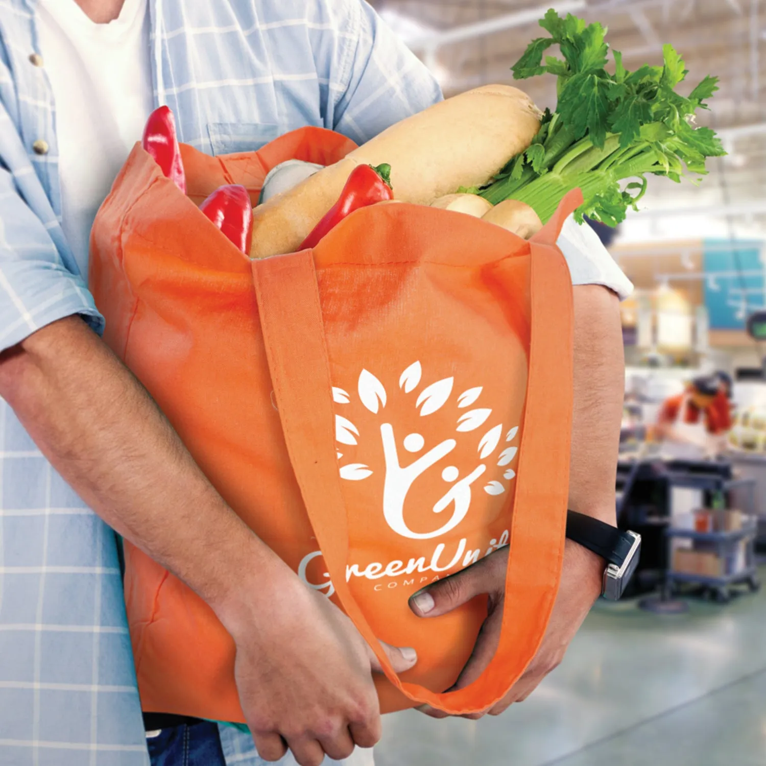 Stock Coloured Cotton Shopping Bag(SCB-20T)