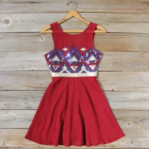 Stone Spell Beaded Dress in Autumn