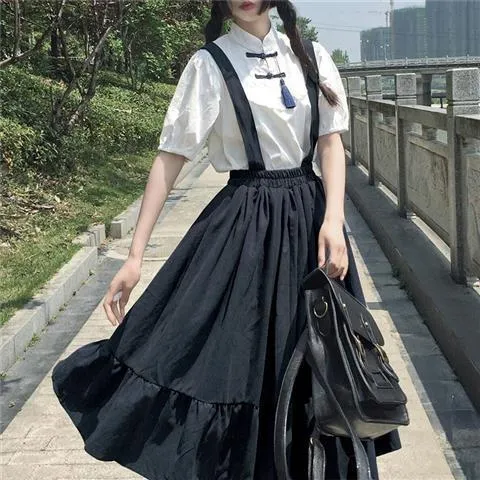 Summer Dresses For Women Casual Fairy Indie Clothes Short Sleeve Dress