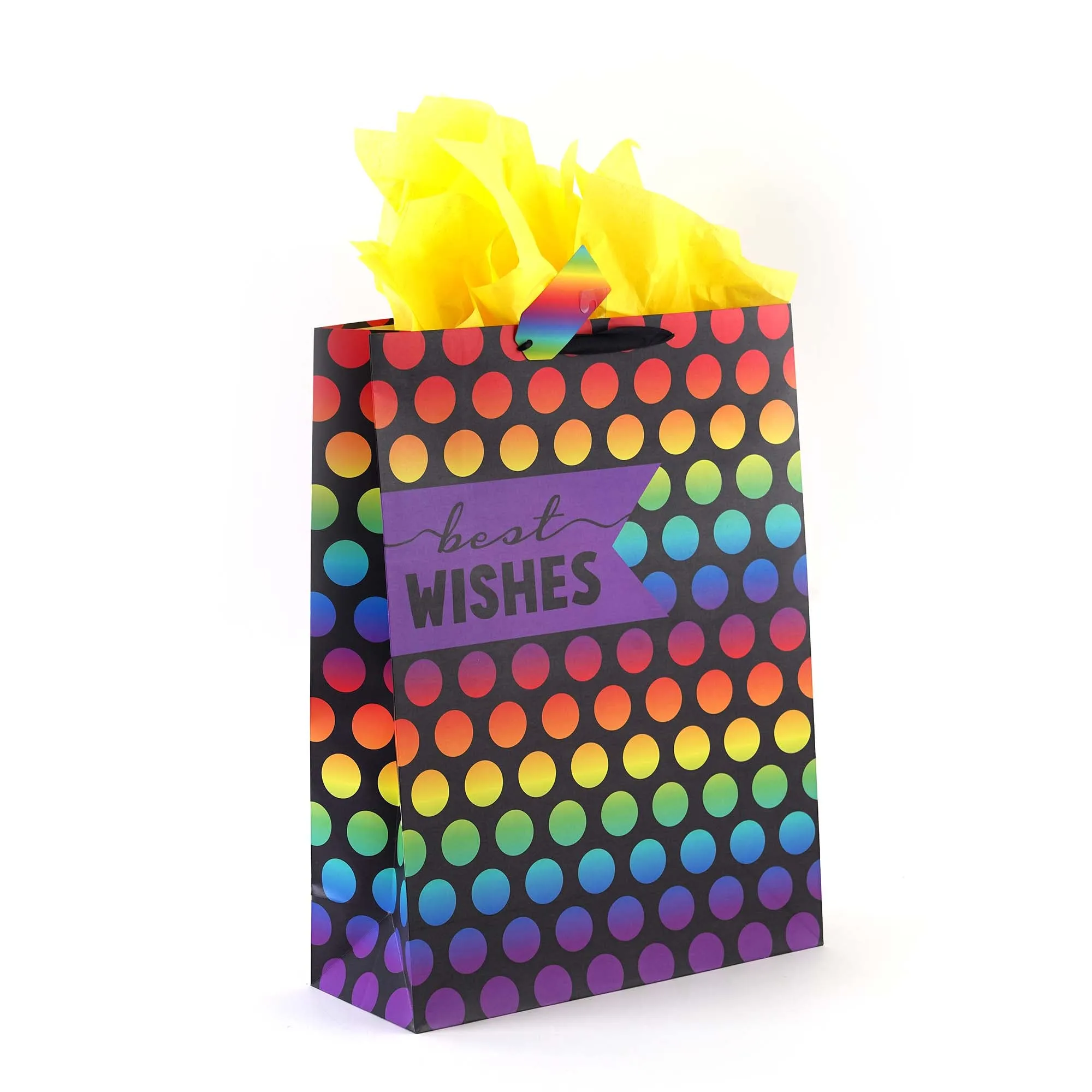 Super Birthday Typography Dots Printed Bag, 4 Designs