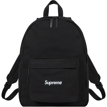 Supreme "Canvas" Backpack Black