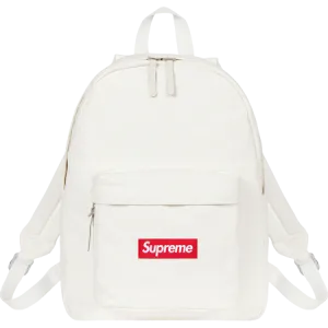 Supreme "Canvas" Backpack White