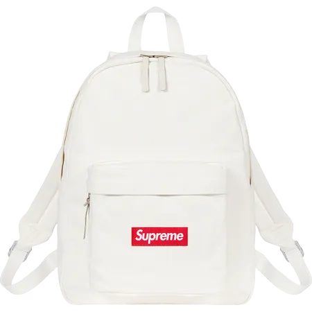Supreme "Canvas" Backpack White