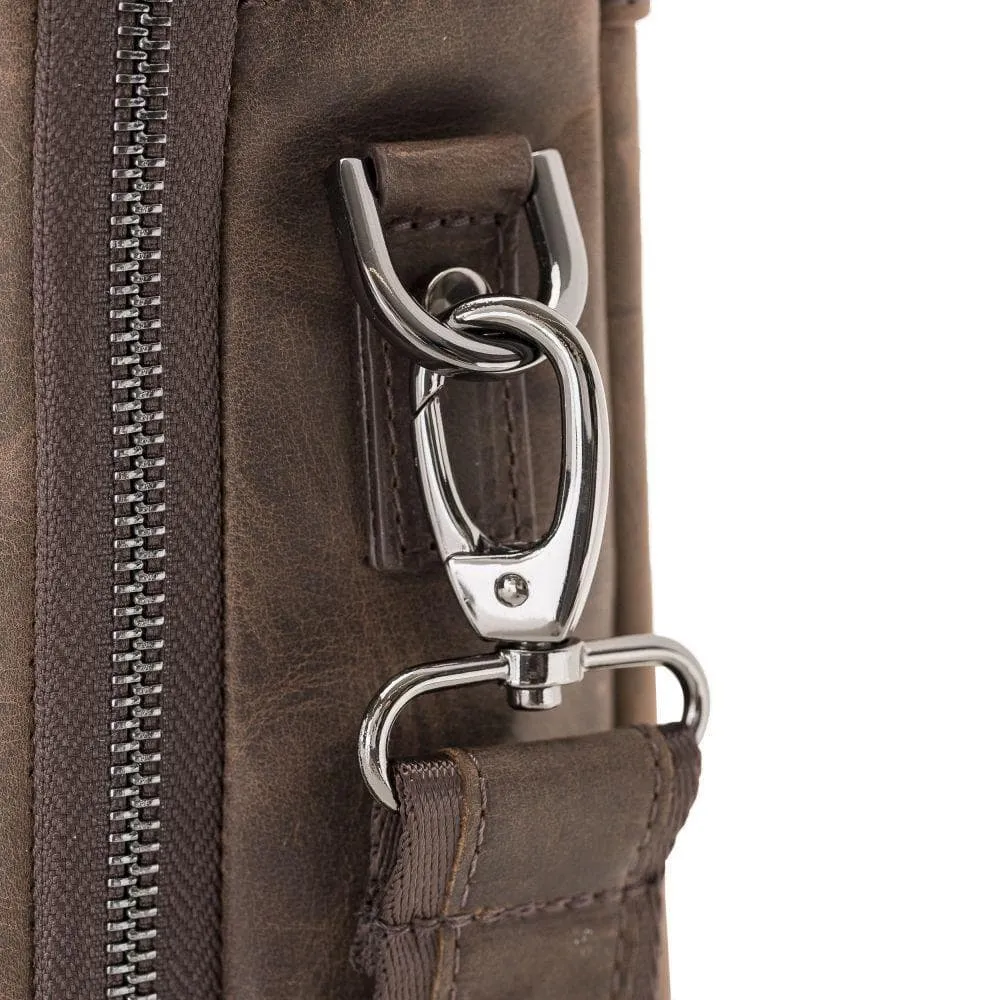 Thasos Leather Laptop Bag