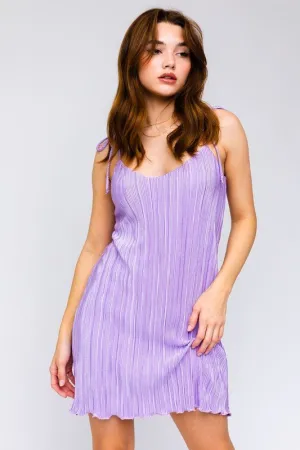 TIE STRAP MINI DRESS