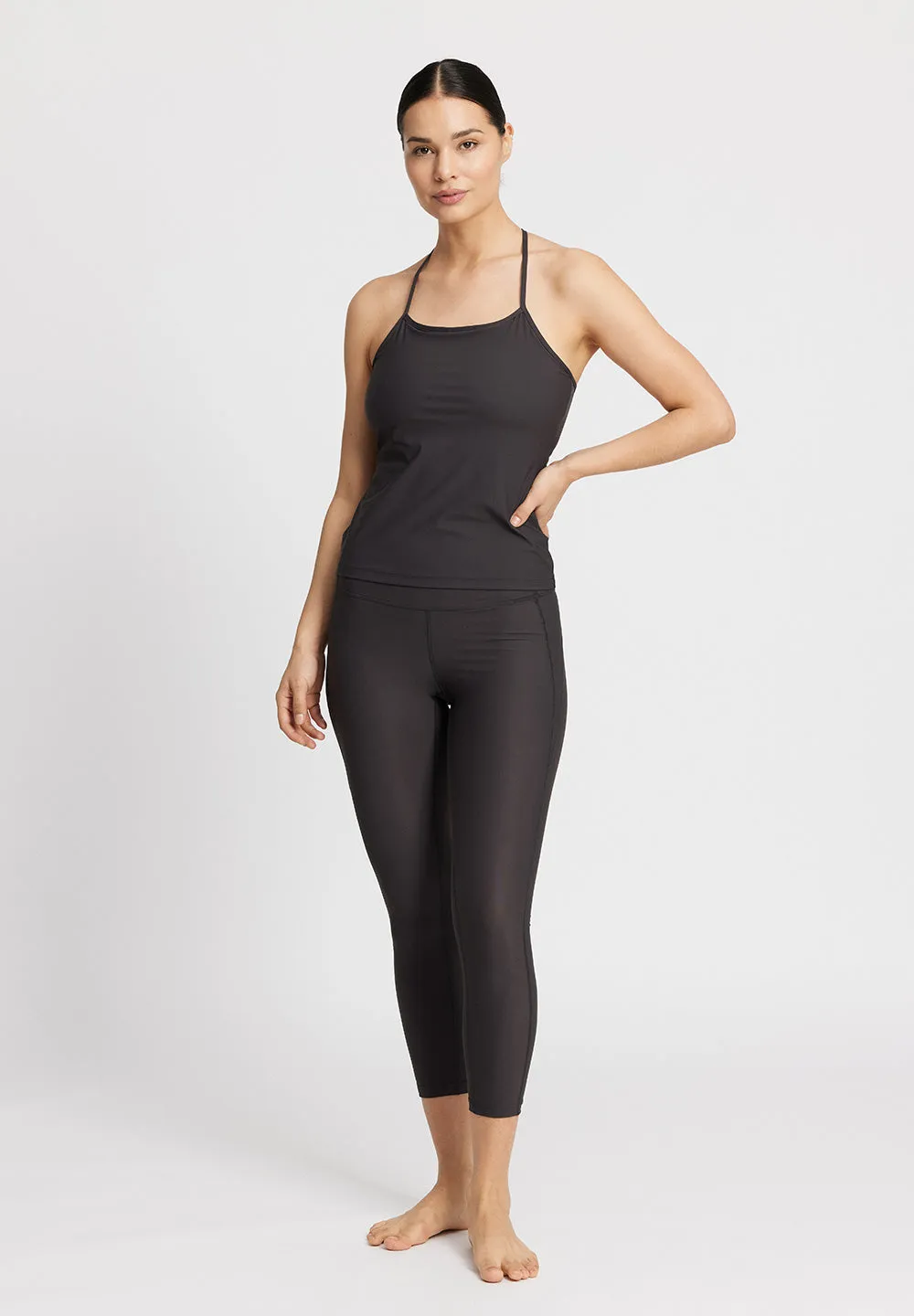 Top thin straps Arosa - almost black