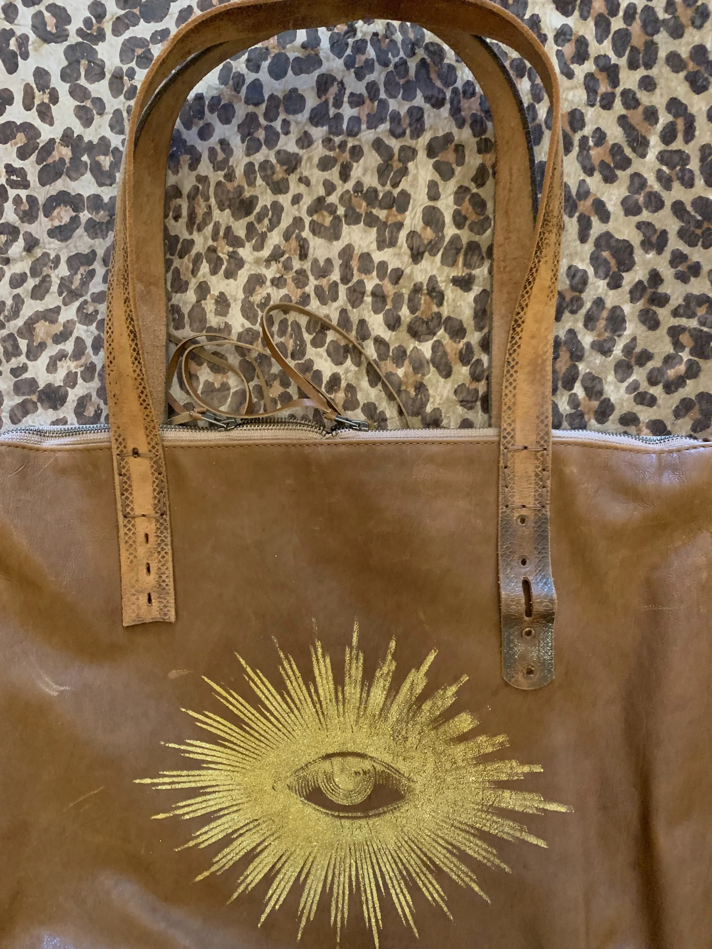 Totem Salvaged Gold Eye Tote