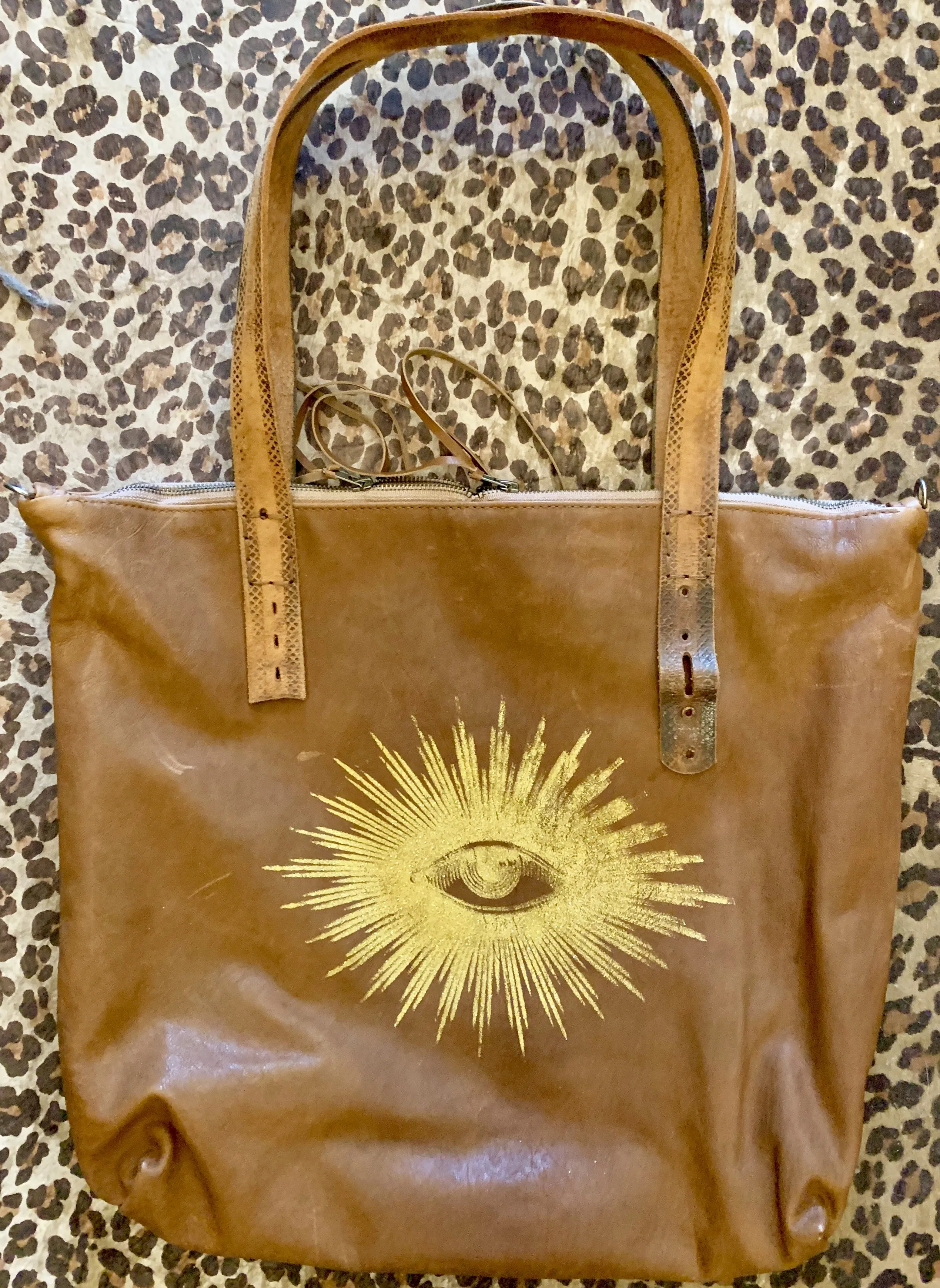 Totem Salvaged Gold Eye Tote