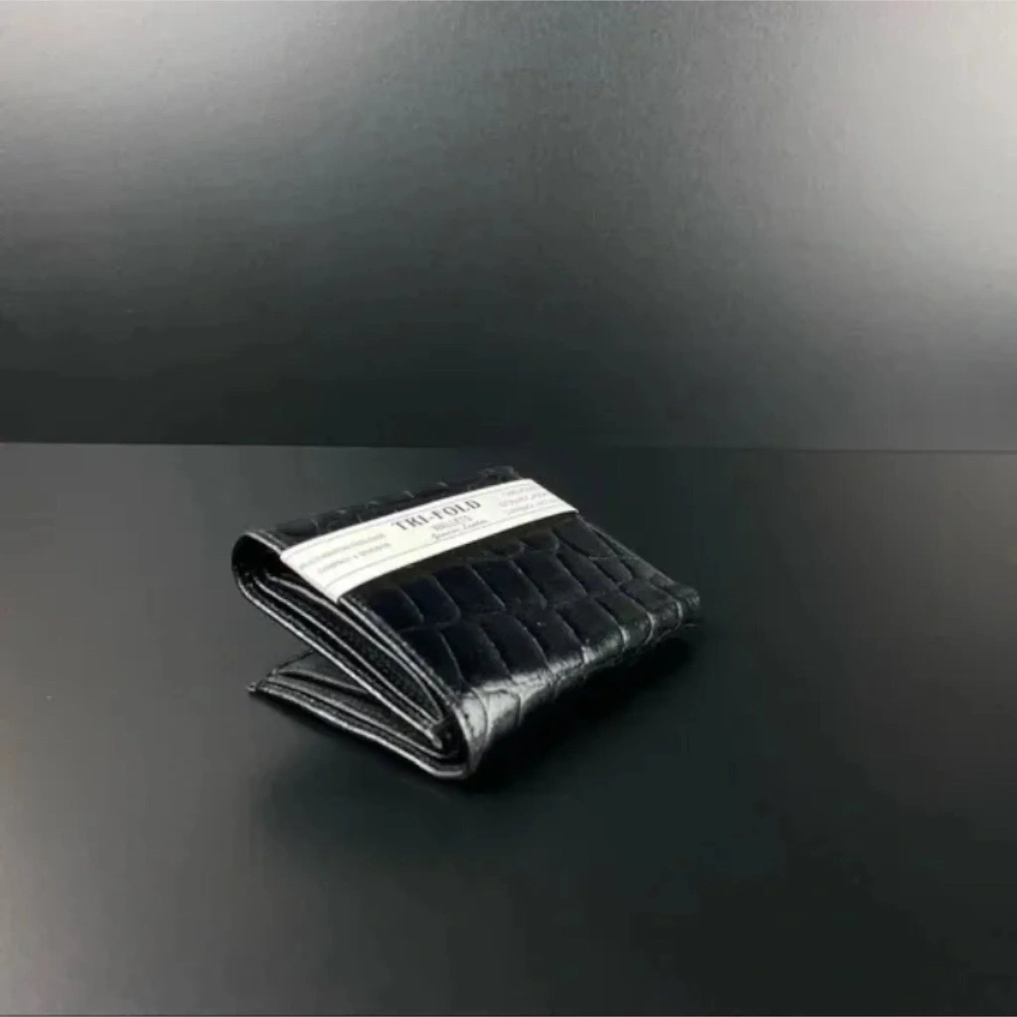 Trifold Leather Embossed Wallet for Man