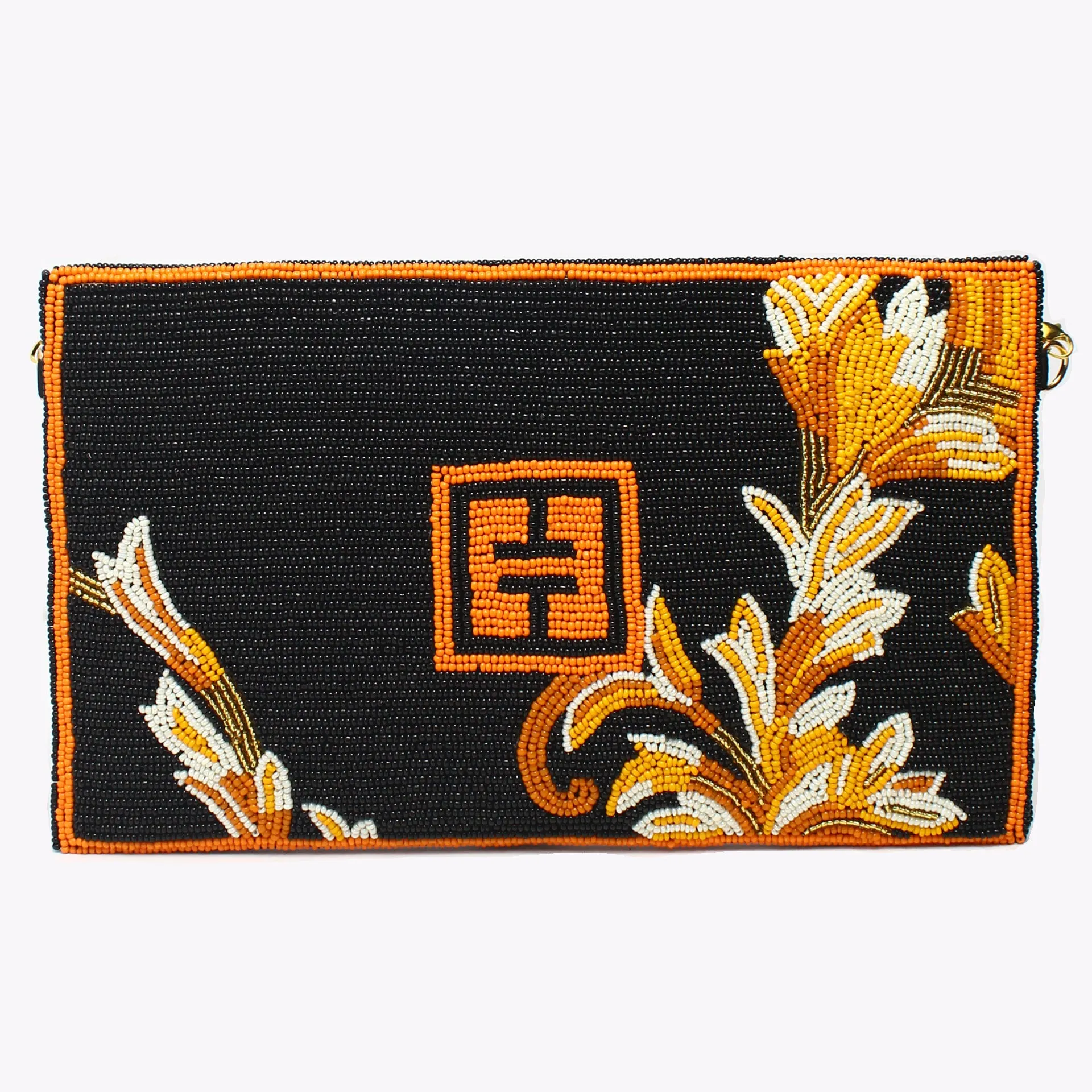 TT-ELEGANT BAROQUE Hand Beaded Clutch