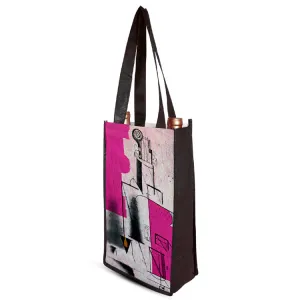 Two Bottle Wine Shopper Bag