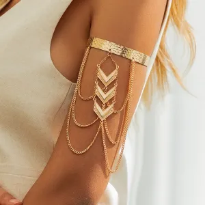 V Shape Pendant Adjustable Bangle