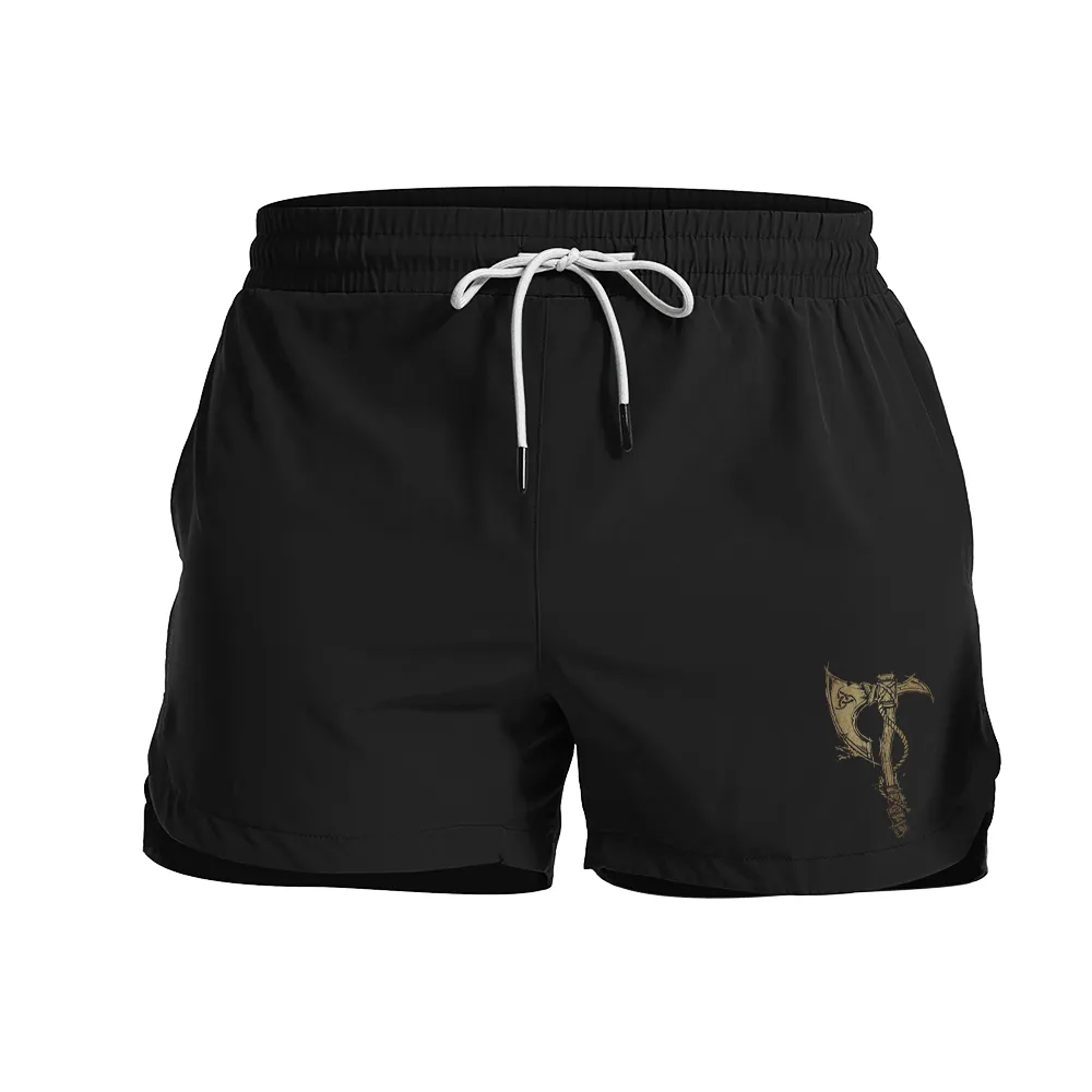 Viking Ax Graphic Shorts