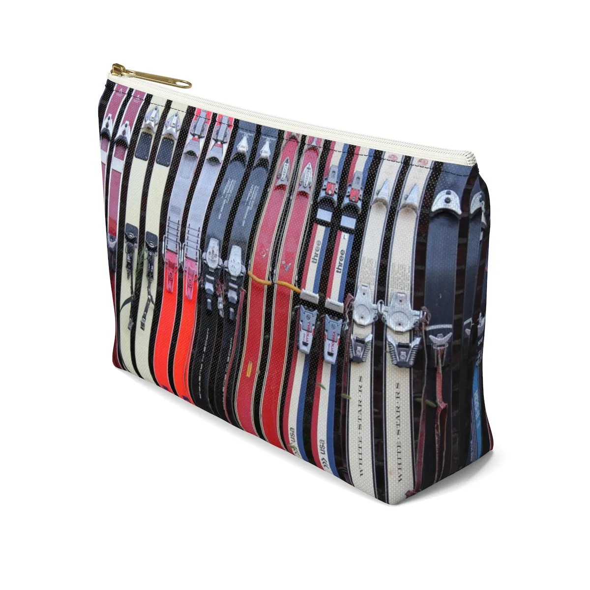 Vintage Skis - Accessory Pouch w T-bottom