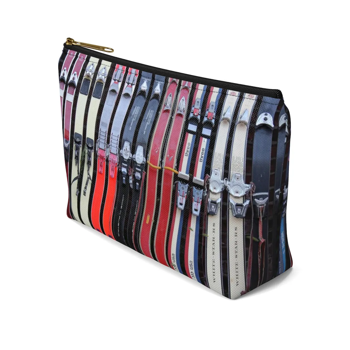 Vintage Skis - Accessory Pouch w T-bottom