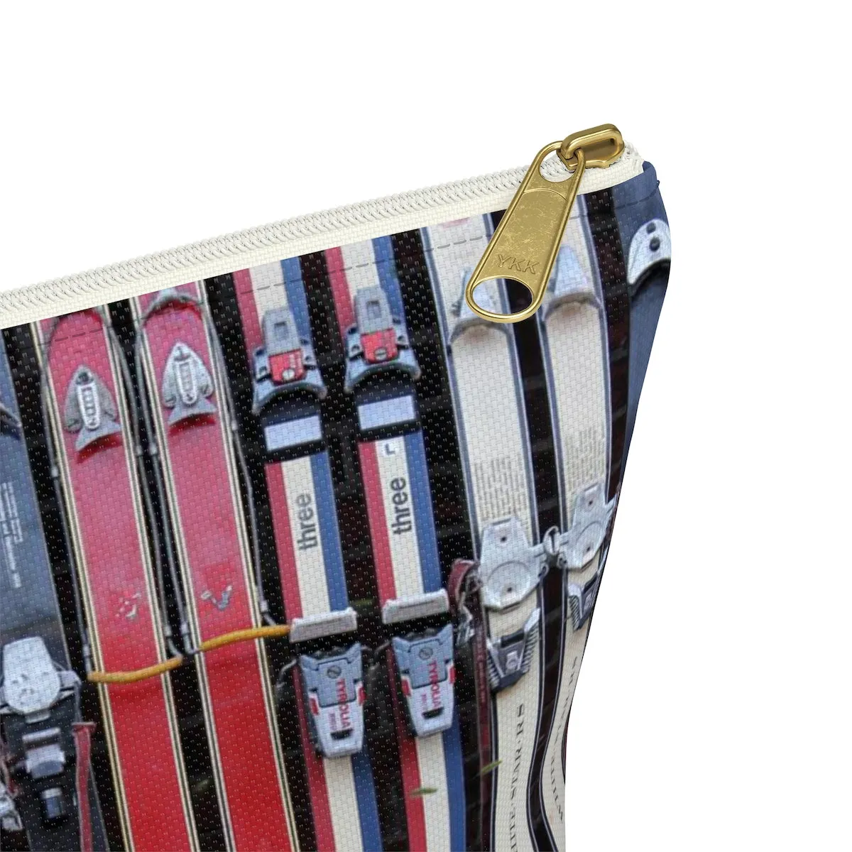 Vintage Skis - Accessory Pouch w T-bottom