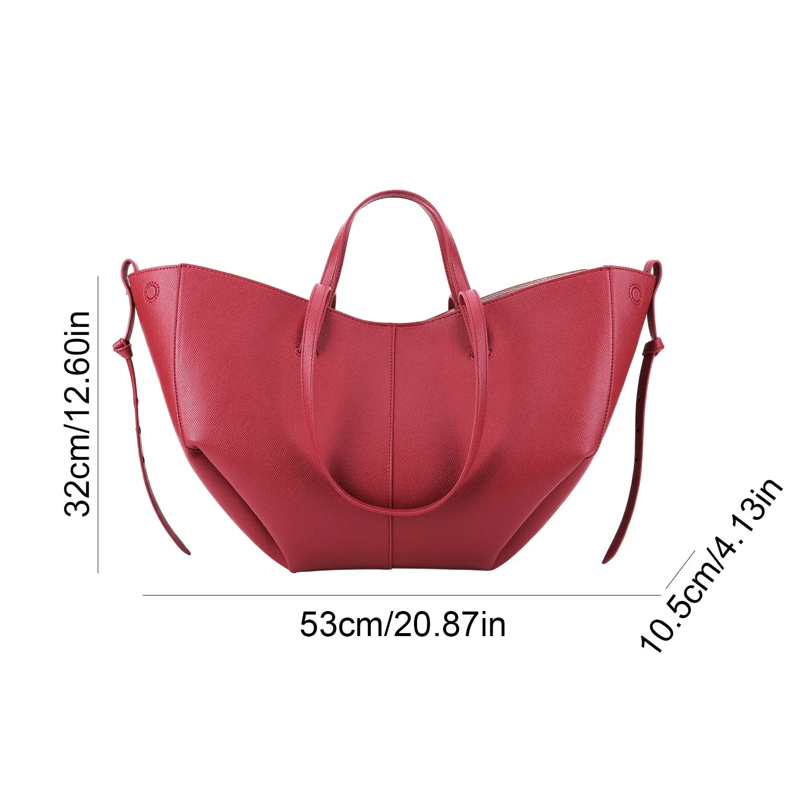 Vintage Women Shoulder Bag Large Capacity Tote Bag PU Leather Grocery Pouch with Matching Clutch Purse Set Designer Luxury Bolsa