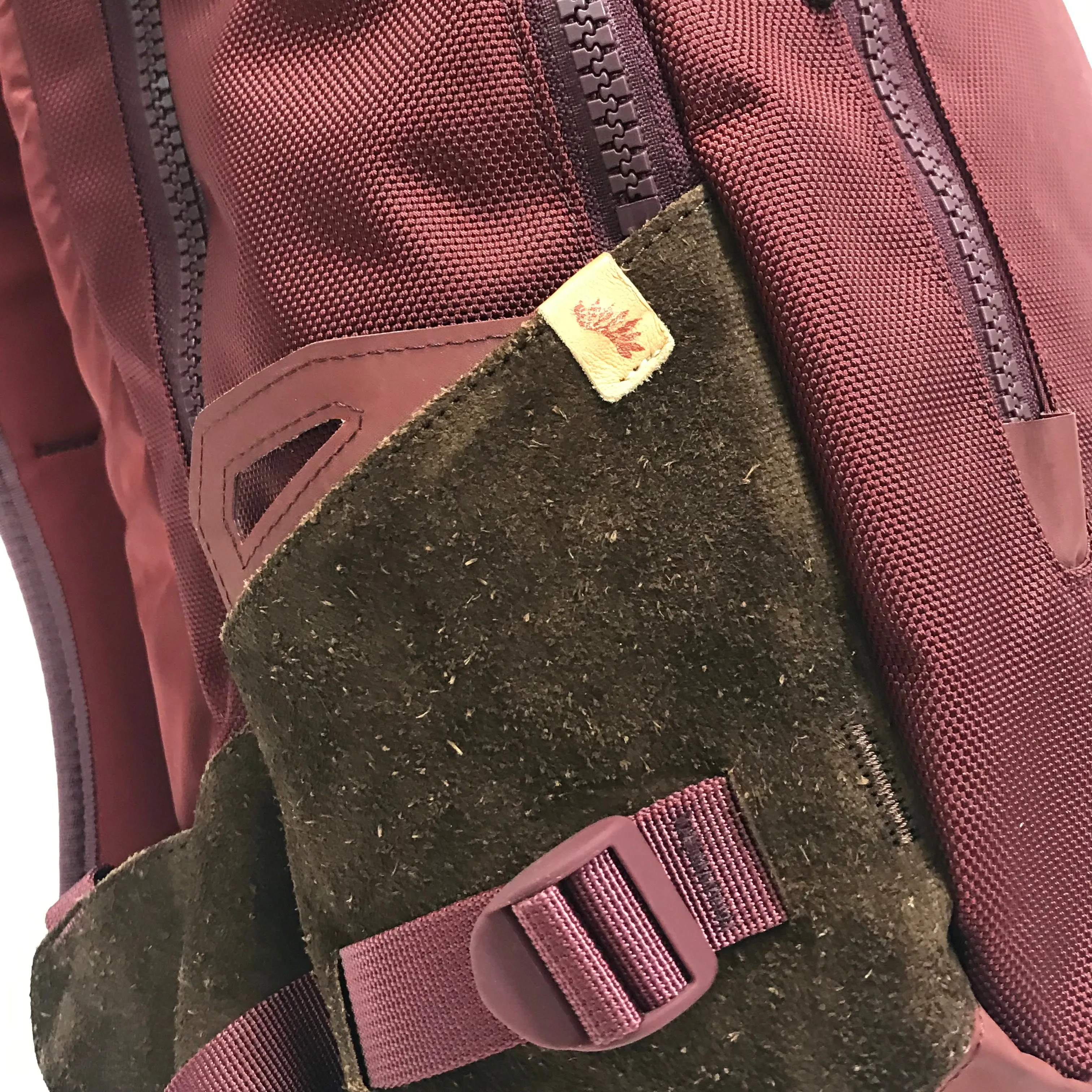 Visvim 20L Prime Cordura Ballistic Nylon Backpack Burgundy
